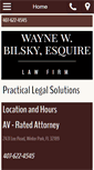 Mobile Screenshot of bilskylaw.com